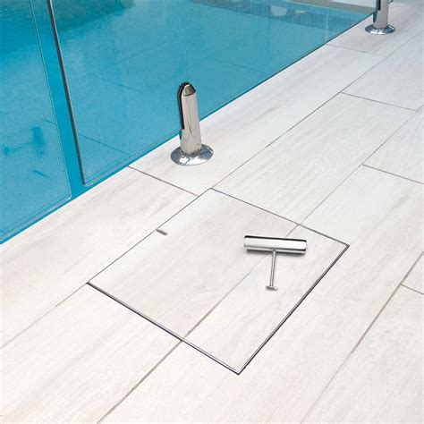 pool skimmer box tile insert